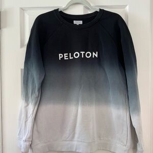 Peloton Ombré Dip Dye Crewneck Sweatshirt Size M